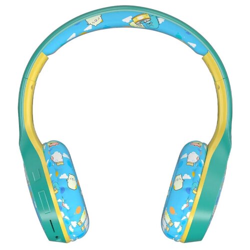 Беспроводные Bluetooth наушники с ушками VJ-070 мультяшные для игр видео блога синие 137600₽