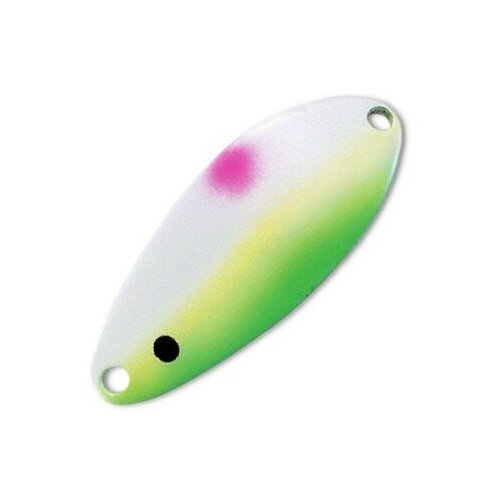 фото Блесна acme little cleo 1/4 oz special цвет светящаяся с зеленой полосой