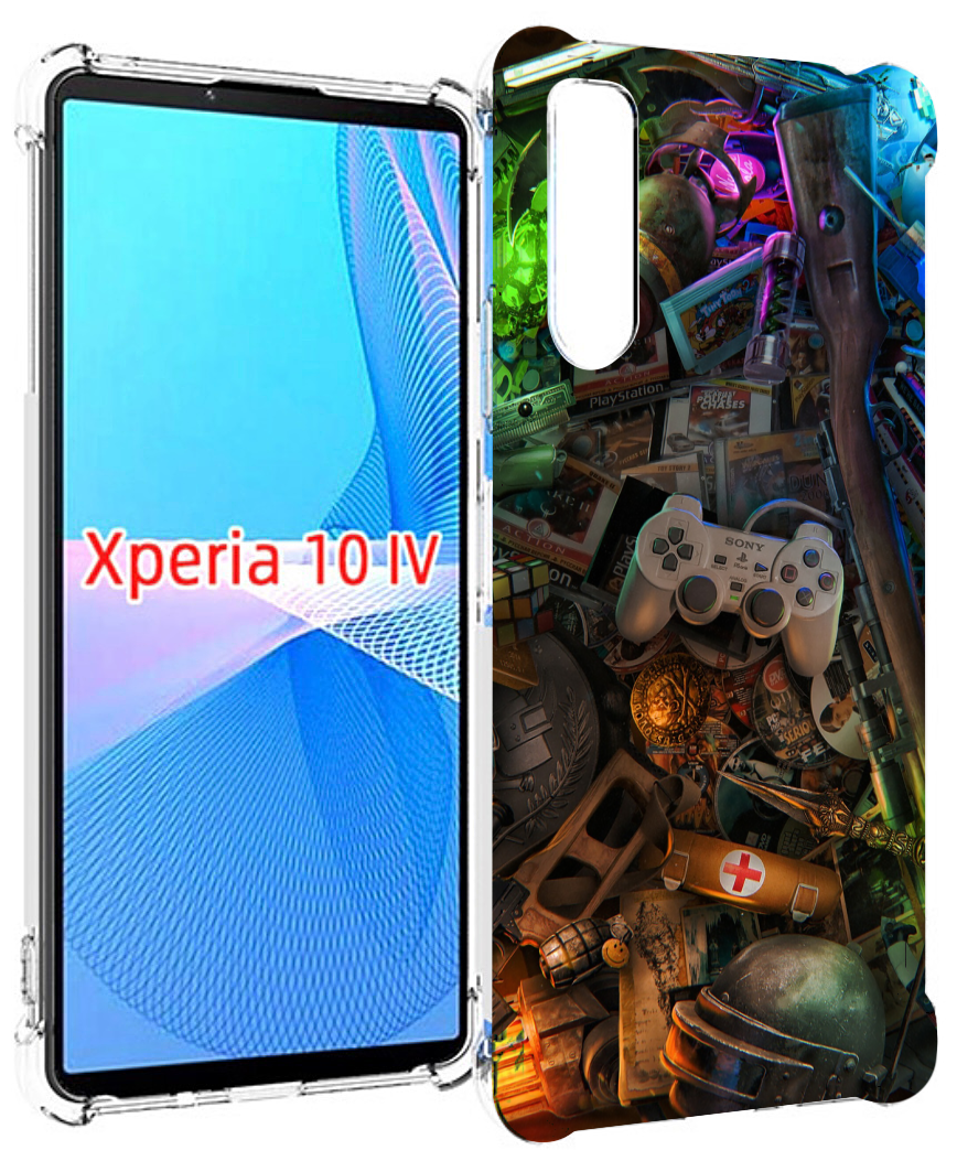 Чехол MyPads JlaMBcPa6eM для Sony Xperia 10 IV (10-4) задняя-панель-накладка-бампер