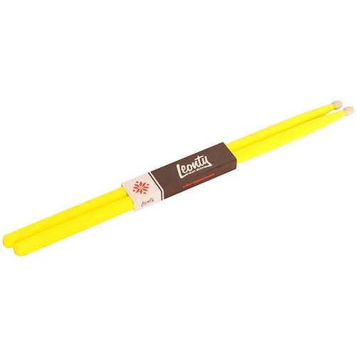 LFL7A Fluorescent Lemon 7А Барабанные палочки, граб, деревянный наконечник, Leonty leonty lfl7a fluorescent lemon 7а барабанные палочки граб деревянный наконечник