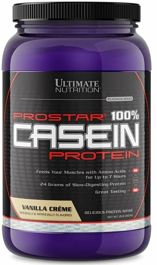 Ultimate Nutrition Prostar Casein (908 гр) (ваниль)