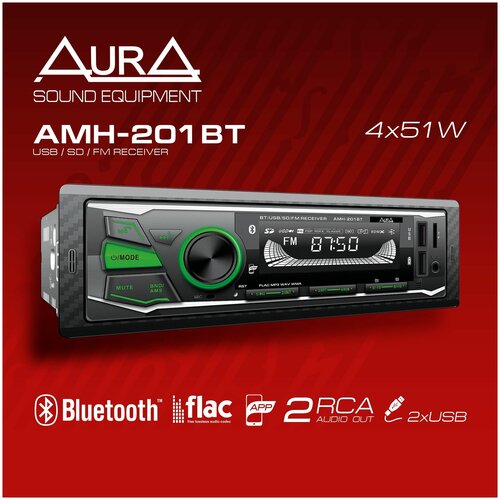 Автомобильный USB/BT ресивер AurA AMH-201BT