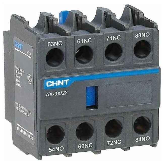 Блок вспомогательных контактов CHINT AX-3X/22 для NXC-06~630 (R)