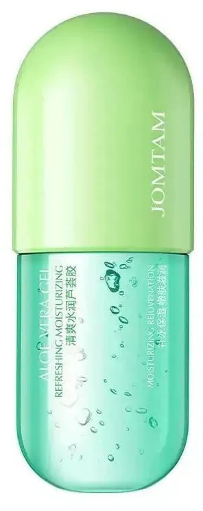 JOMTAM Aloe Vera Gel Refreshing Moisturizing Увлажняющий гель сокращающий поры в капсуле 260гр