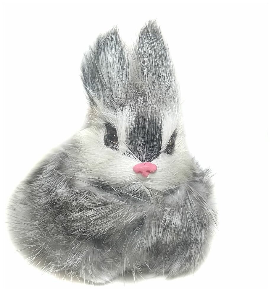Фигурка Милый Кролик, серый, 10см