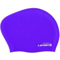 Шапочка плавательная для длинных волос Larsen LC-SC804 фиолетовый