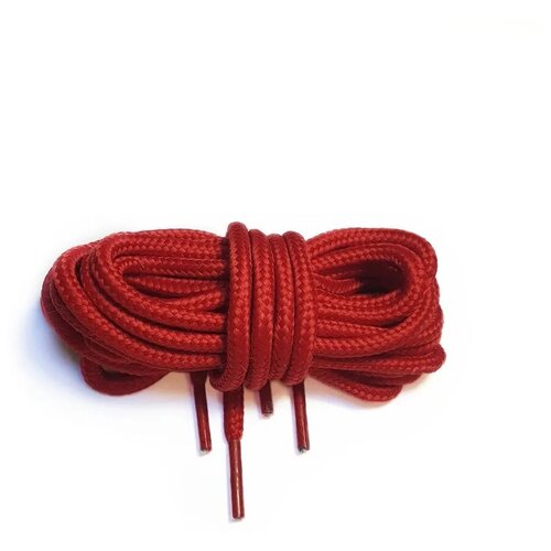 Шнурки LENKO красные круглые 200 см