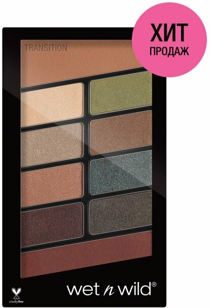 Wet n Wild Палетка теней для век Color Icon 10 Pan Palette (10 Оттенков), Тон E759 comfort zone