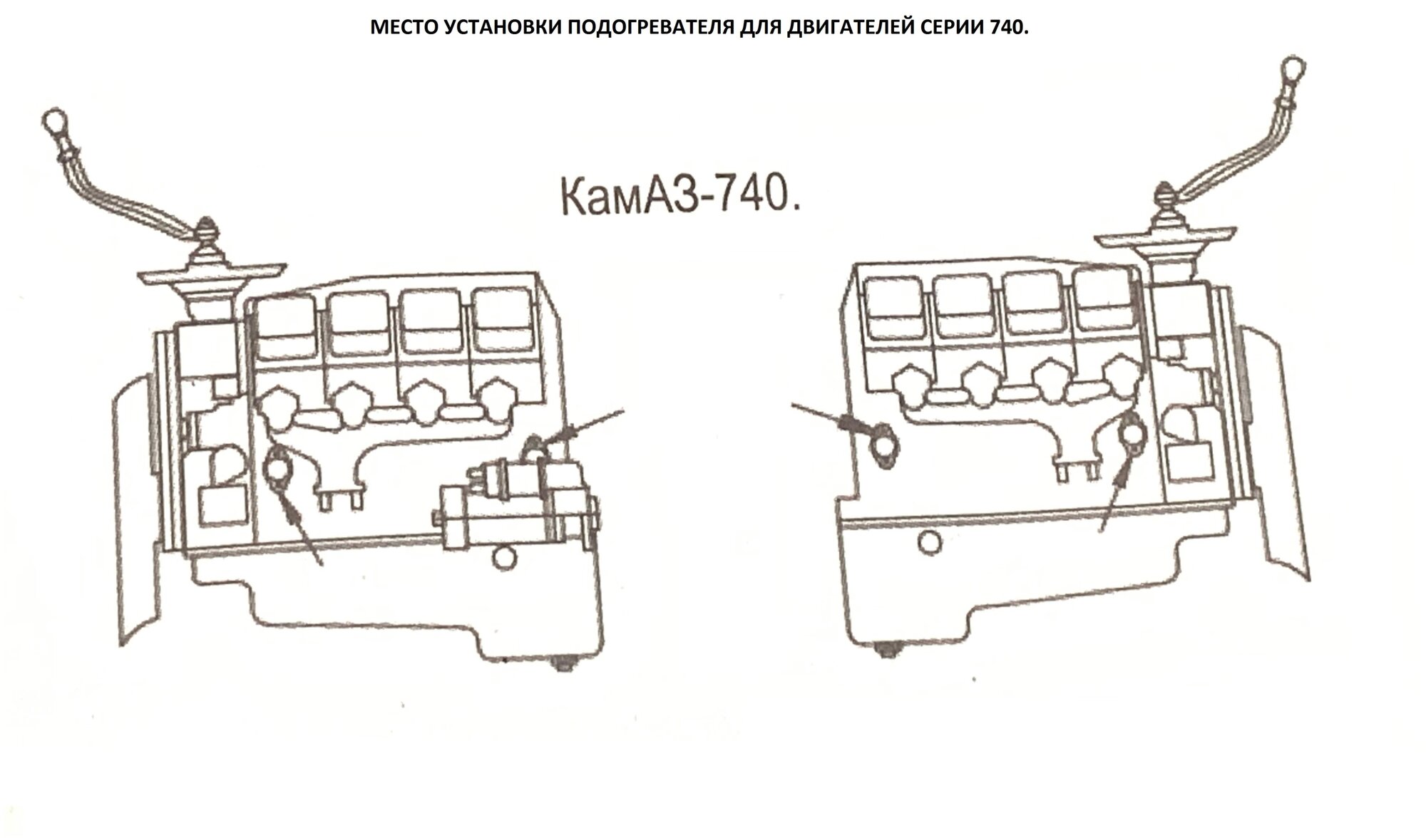 Подогреватель тосола К -74010 (в блок)