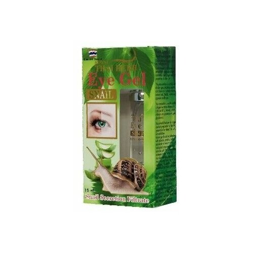 Антивозрастной гель для кожи вокруг глаз Royal ThaI Herb с улиточным муцином 15 мл.