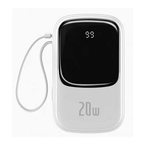 Внешний аккумулятор 10000 мАh с быстрой зарядкой 225W QC30PD кабель Type-C для зарядки телефона Android 468000₽