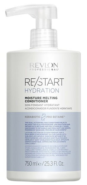 Revlon Restart Hydration: Увлажняющий кондиционер для волос (Moisture Melting Conditioner), 750 мл