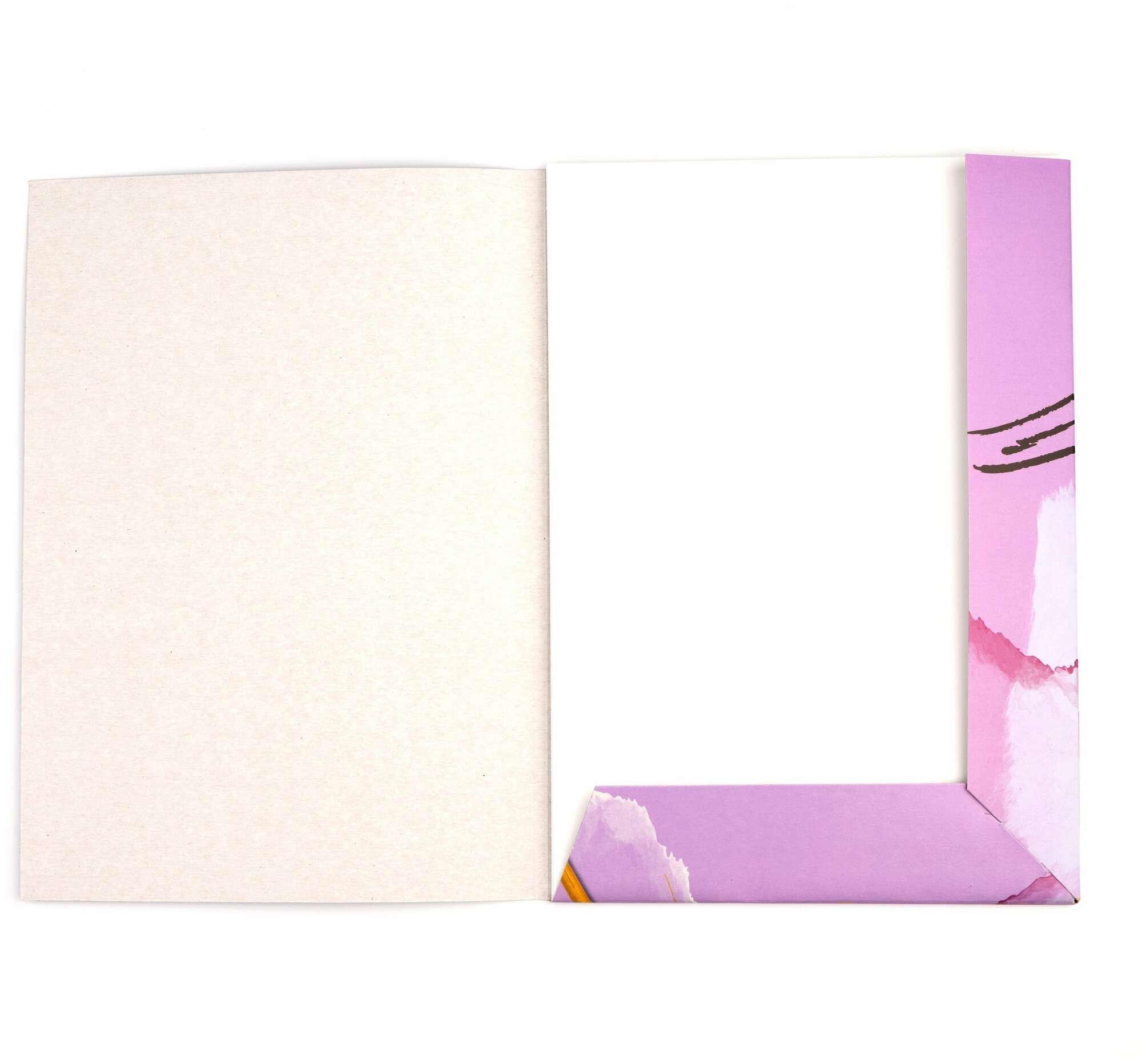 Бумага А4 для акварели ArtSpace "Сова" 20 листов формата А4, плотность 180 г/м2, акварельная папка для рисования художественная