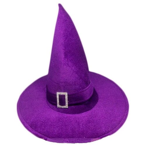 колпак ведьмы велюр фиолетовый Колпак ведьмы велюр фиолетовый