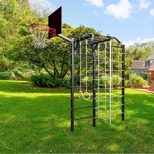 Уличная шведская стенка Sv Sport У448К (ступени Чёрные)