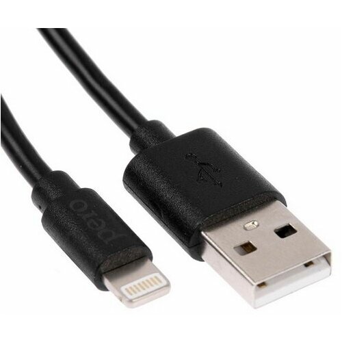 Кабель DC-03 Lightning - USB, 2.4 А, 2м, черный