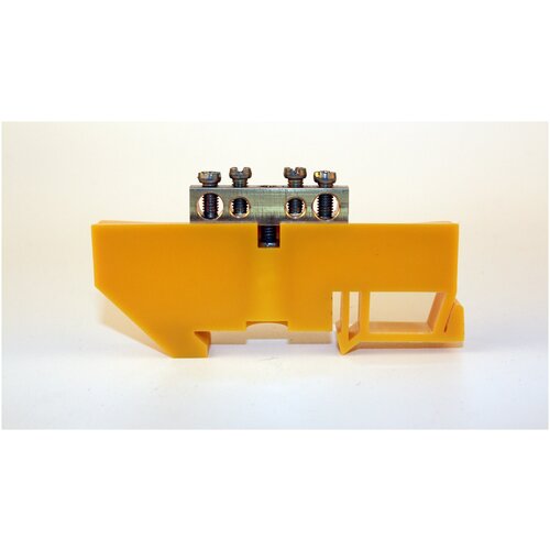 Комплект для электрощитка( Шины нулевые на синем и желтом DIN-изоляторе SEAMARK 6x9-4 отверстия
