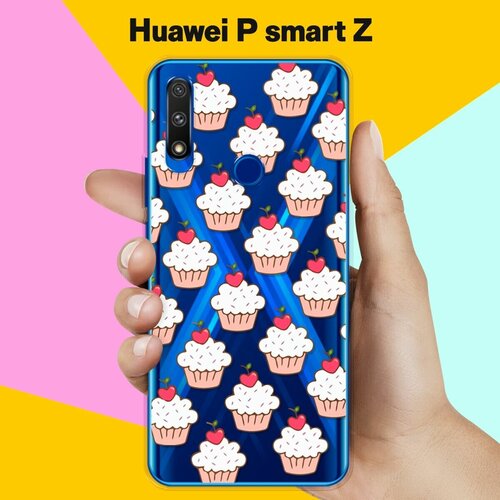 Силиконовый чехол Капкейки на Huawei P smart Z