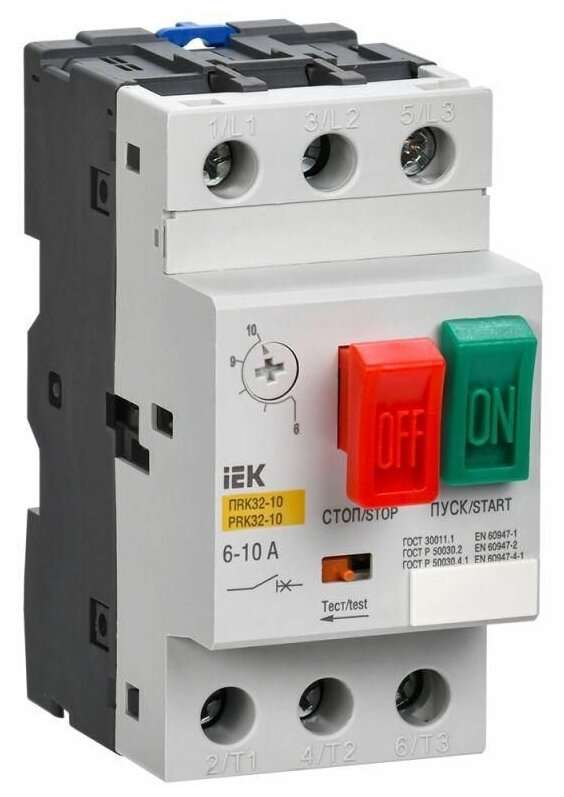 IEK Пускатель ПРК32-10 In10А Ir6-10А Ue 660В IEK DMS11-010