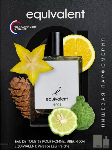 Изображение товара Туалетная вода мужская EQUIVALENT H004 селективный парфюм для мужчин 100 мл.