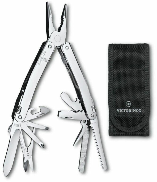 Мультитул Victorinox SwissTool Spirit MX (3.0224. MN) 105мм, 24 функций, серебристый, подарочная коробка