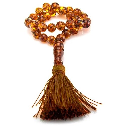 фото Браслет-нить, янтарь, 10 шт., размер 44 см, размер one size amberhandmade