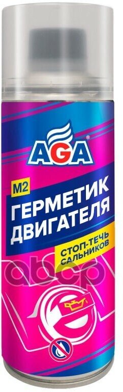 Герметик Двигателя Aga M2 Aga902m (335Мл) (Аналог Hg2235) AGA арт. AGA902M