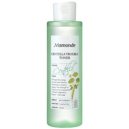 Тонер с центеллой азиатской для проблемной кожи Mamonde Centella Trouble Toner уход за кожей лица bring green пенка для очищения для проблемной кожи лица с чайным деревом и центеллой азиатской