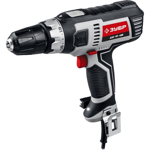 ЗУБР 400 Вт 28 Нм сетевая дрель-шуруповерт ДШ-М1-400 468000₽