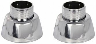Телескопические отражатели S-OT для смесителя ванны хром, 2 штуки