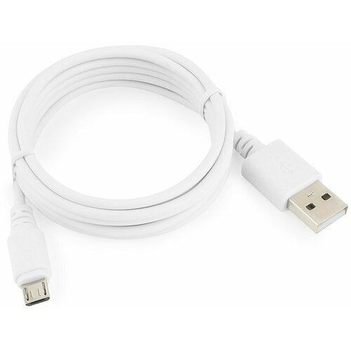 Набор из 3 штук Кабель USB 2.0 Cablexpert CC-mUSB2-AMBM-6W, AM/microBM 5P, 1,8 м, белый набор из 3 штук кабель usb 2 0 cablexpert cc musb2 ambm 6 am microbm 5p 1 8 м черный