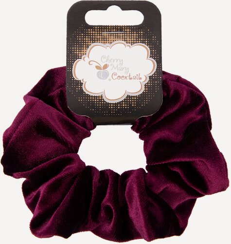 Изображение товара CHERRY MARY VR07033 резинка для волос №03 бордовый эластичный аксессуар без металла 1шт