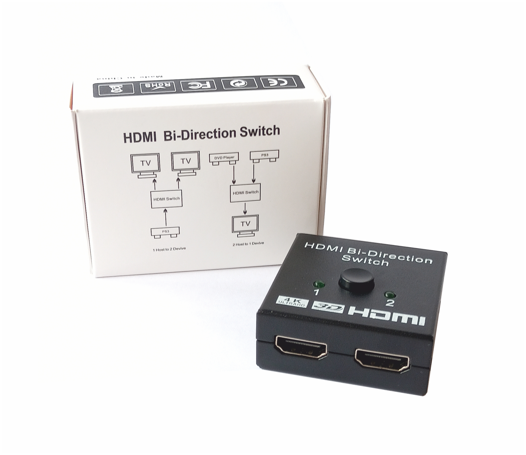 Переключатель-разветвитель HDMI 2.0 Bi-Direction Switch, 4K / Hdmi switch сплиттер