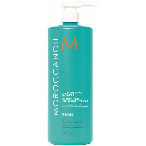Moroccanoil Moisture Repair Shampoo - Шампунь увлажняющий восстанавливающий 1000 мл шампуни moroccanoil увлажняющий шампунь с аргановым маслом для всех типов волос hydrating
