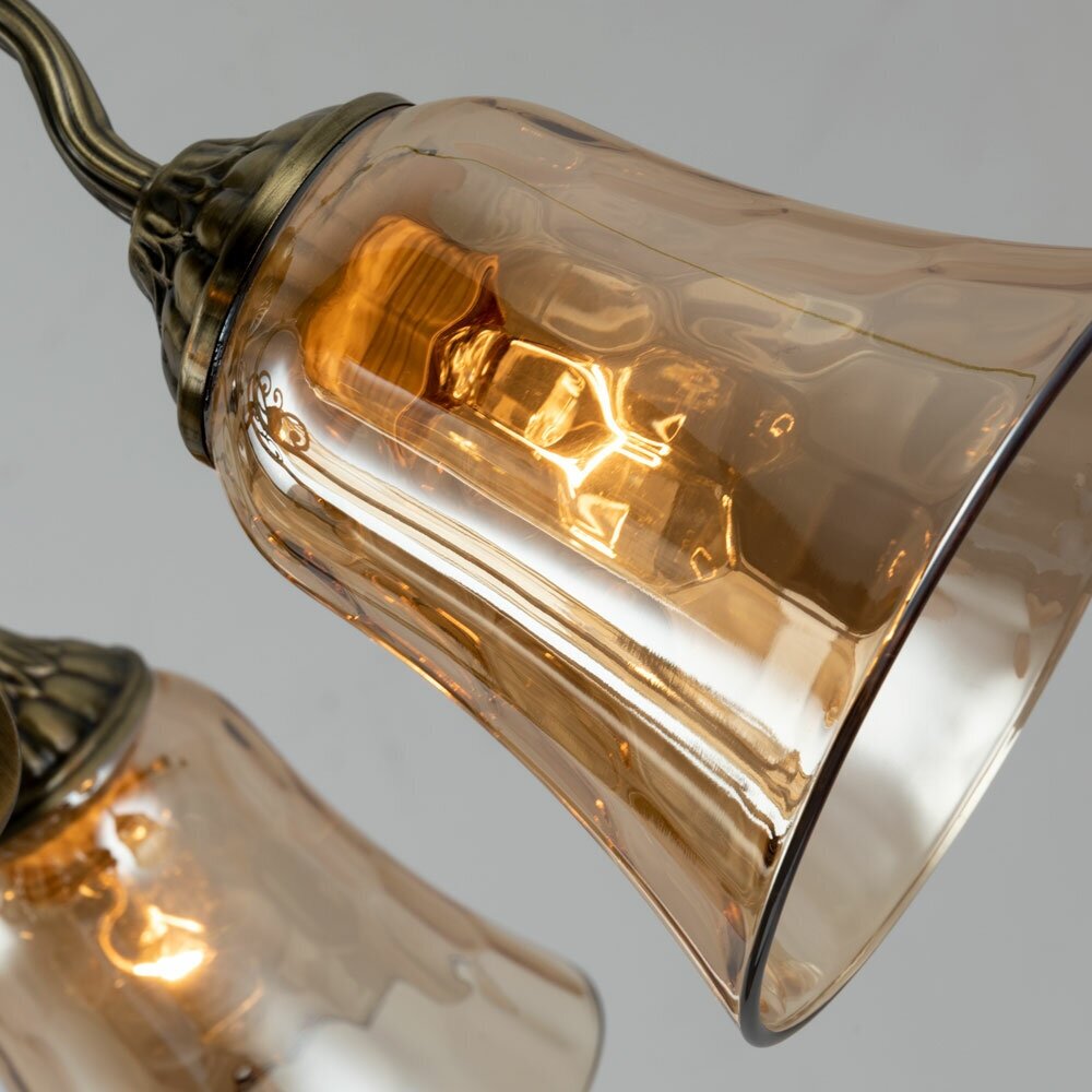 Люстра Arte Lamp Nicole A2702PL, G9, 300 Вт, кол-во ламп: 5 шт., цвет: бронзовый - фотография № 2