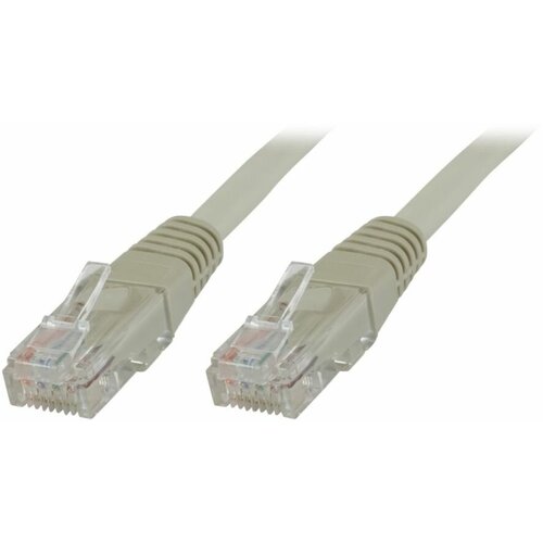 Патч-корд Irbis Patch Cord UTP 2м, Cat.5e, PVC, copper, 24AWG - grey патч корд irbis patch cord utp 2м cat 5e pvc copper 24awg grey