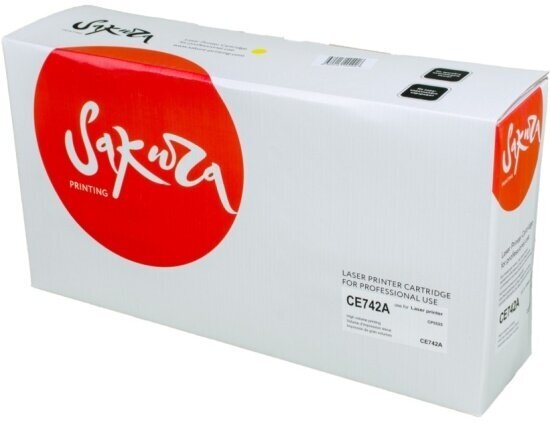 Картридж Sakura Printing Sakura CE742A (307A) для HP CP5225, желтый, 7300 к.
