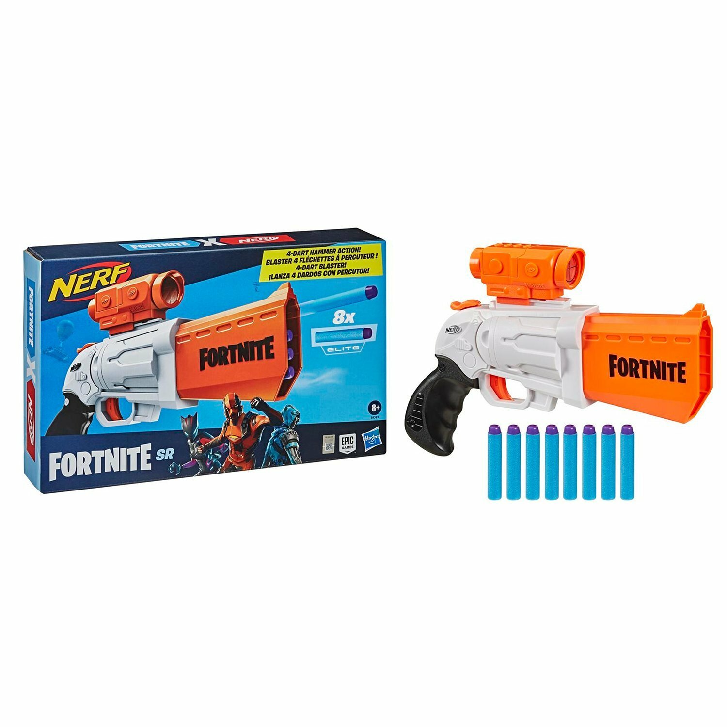 Бластер Nerf Fortnite SR E9391 - фото №13