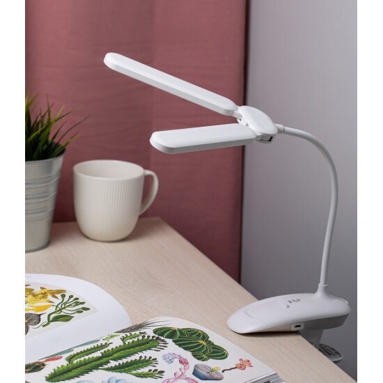 Лампа офисная светодиодная ЭРА NLED-512-6W, 6 Вт, белый - фотография № 8