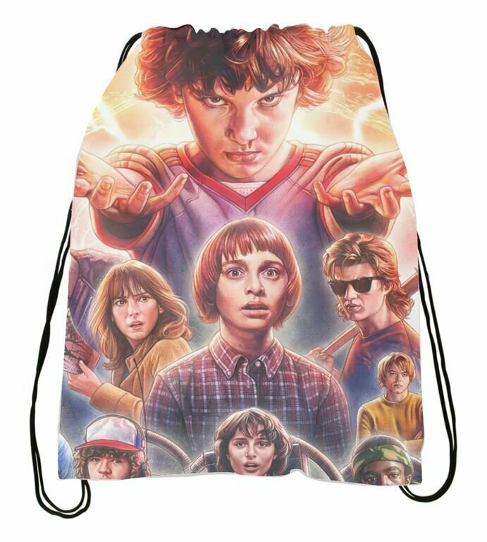Сумка-мешок для обуви Очень странные дела, Stranger Things №6