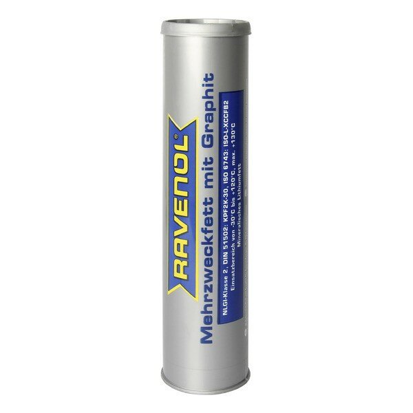 Смазки / Пасты RAVENOL Смазка Ravenol Mehrzweckfett m. Graphit (с графитом) (0.4кг) 134010240004999