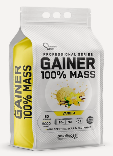 Изображение товара Optimum System 100% MASS GAINER, 5000 г (Банан)