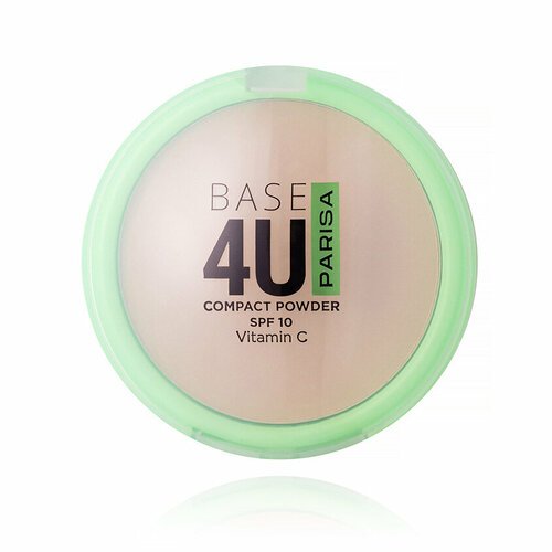 Пудра для лица PARISA Base 4U компактная SPF10 тон 03 449₽