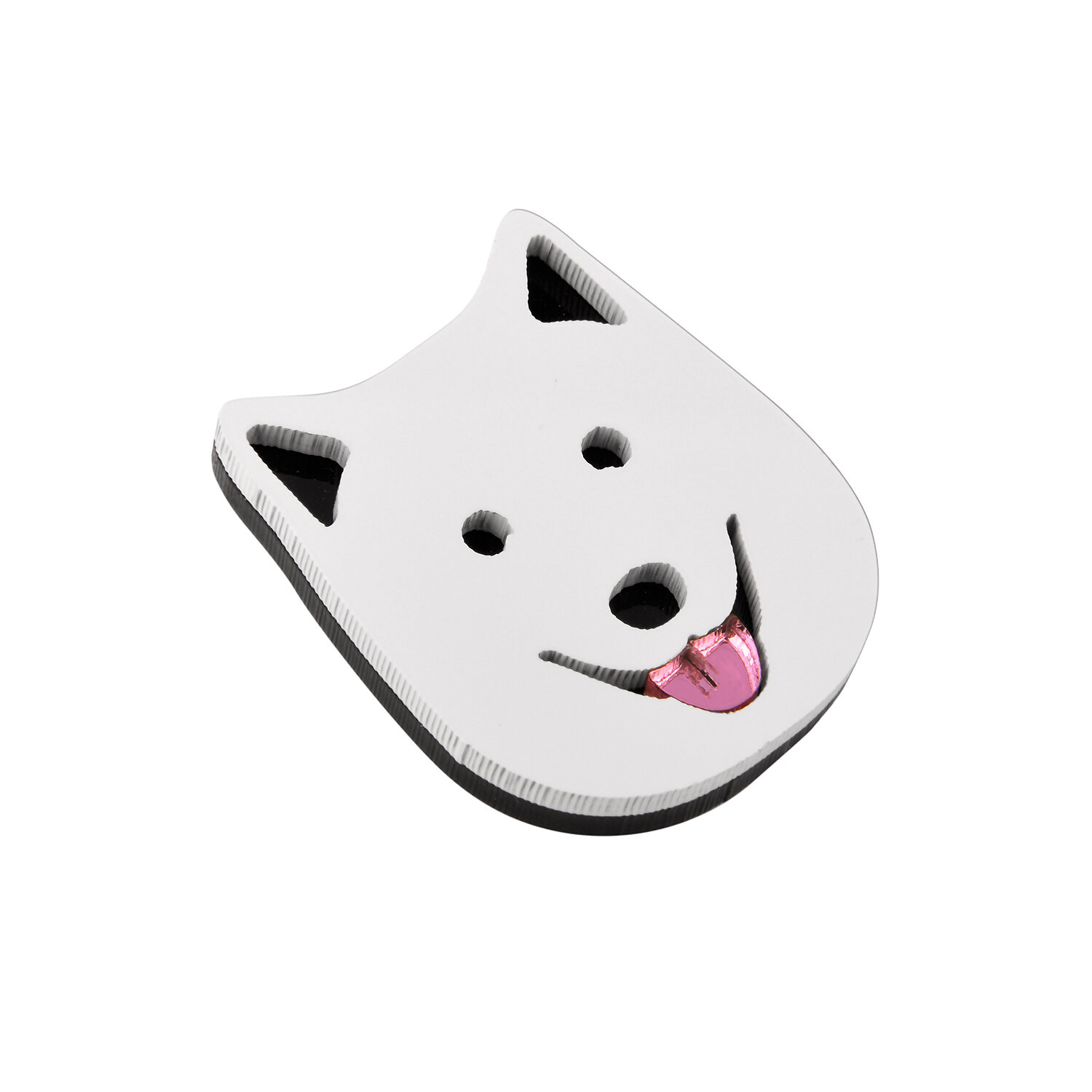 Брошь MONOLAMA, белый — фото 1