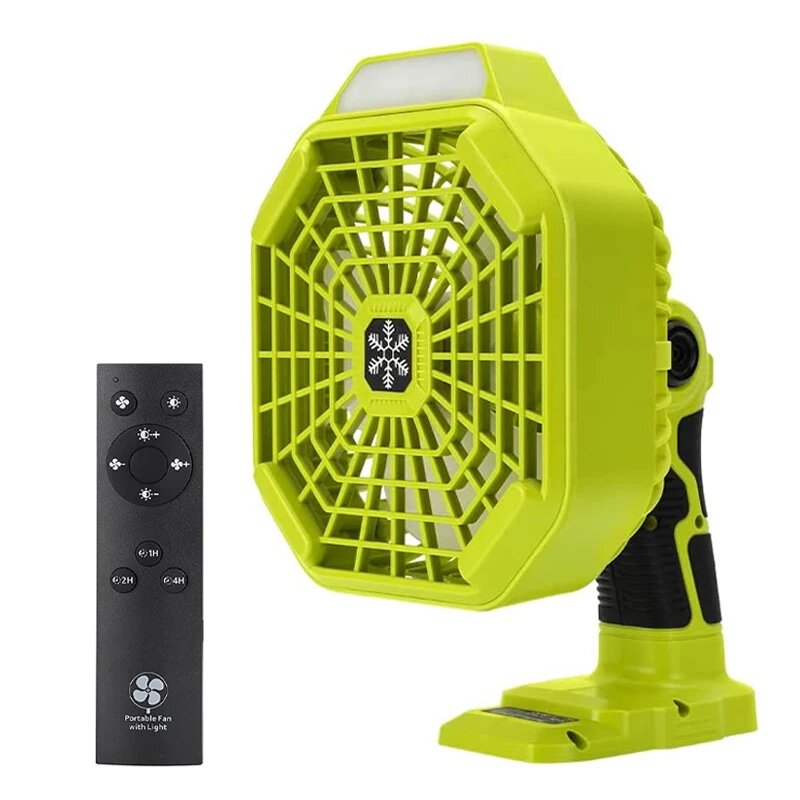 Портативный вентилятор Ryobi 18В с подсветкой type 2