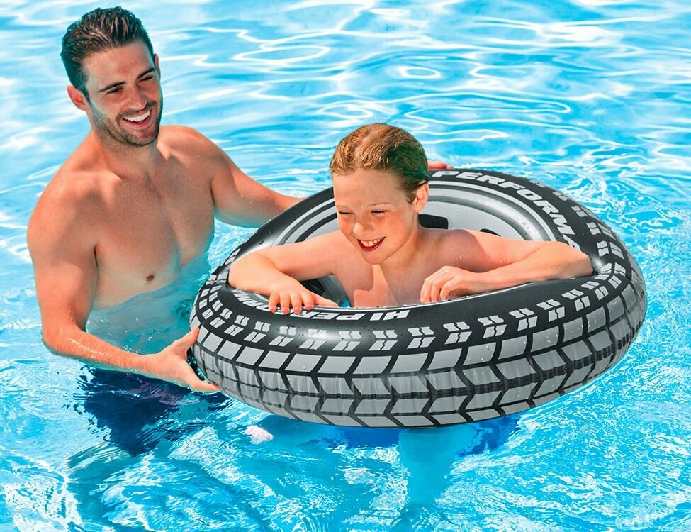 Надувной круг Шина, 91 см, от 9 лет — фото 1