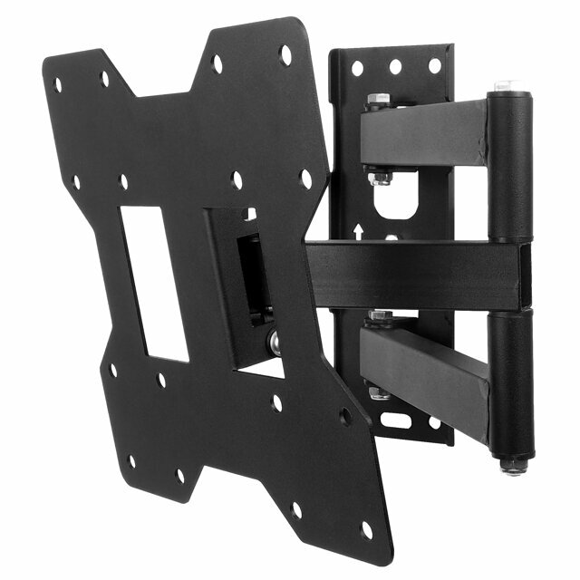 Кронштейн GODIGITAL GM-522 VESA100-200 до 30кг накл/повор. черн.