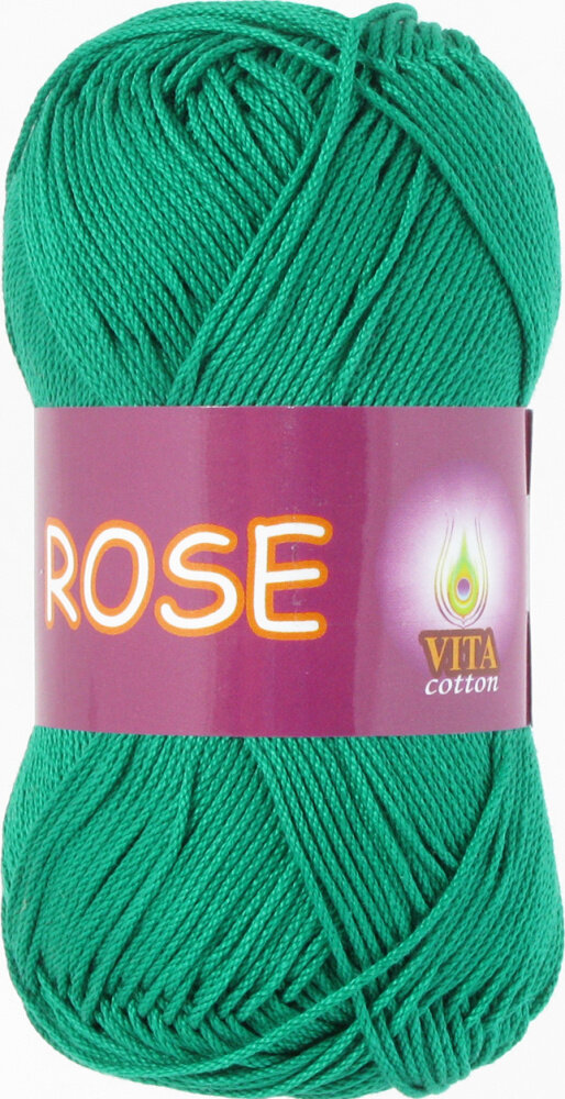 Нитка Vita cotton "Rose" мятный 4251