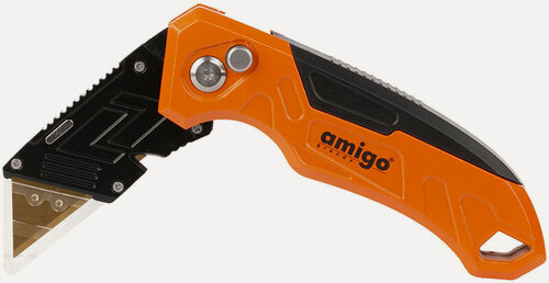 Изображение товара Нож строительный с трапециевидным лезвием Amigo 77201