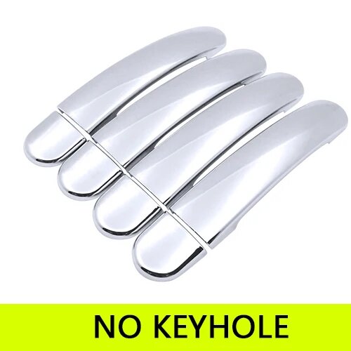 Для VW Tiguan хромированные дверные ручки чехлы 2007-2016 Volkswagen автомобильные Handle No Keyhole